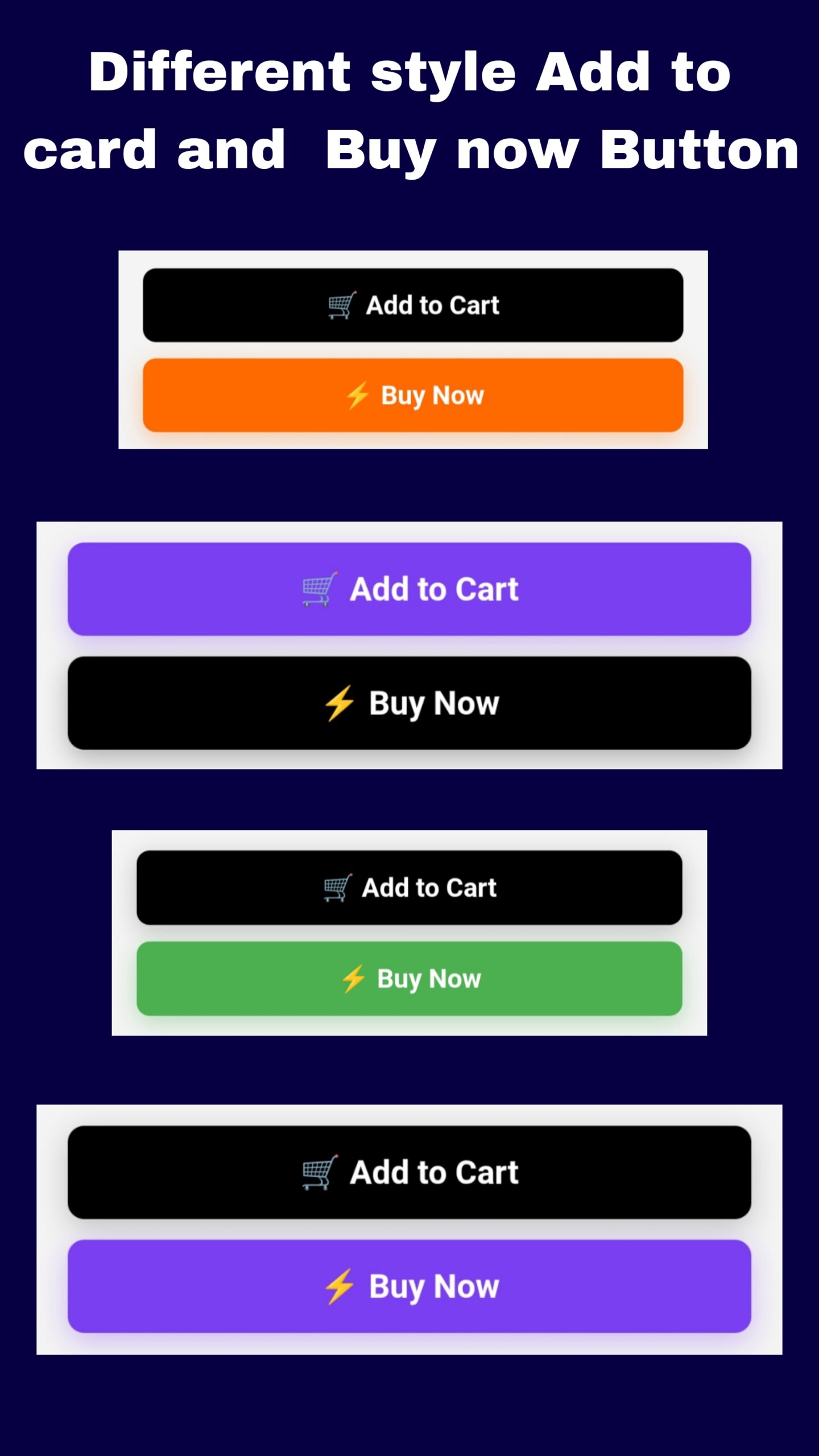 Add to cart Buy Now Button