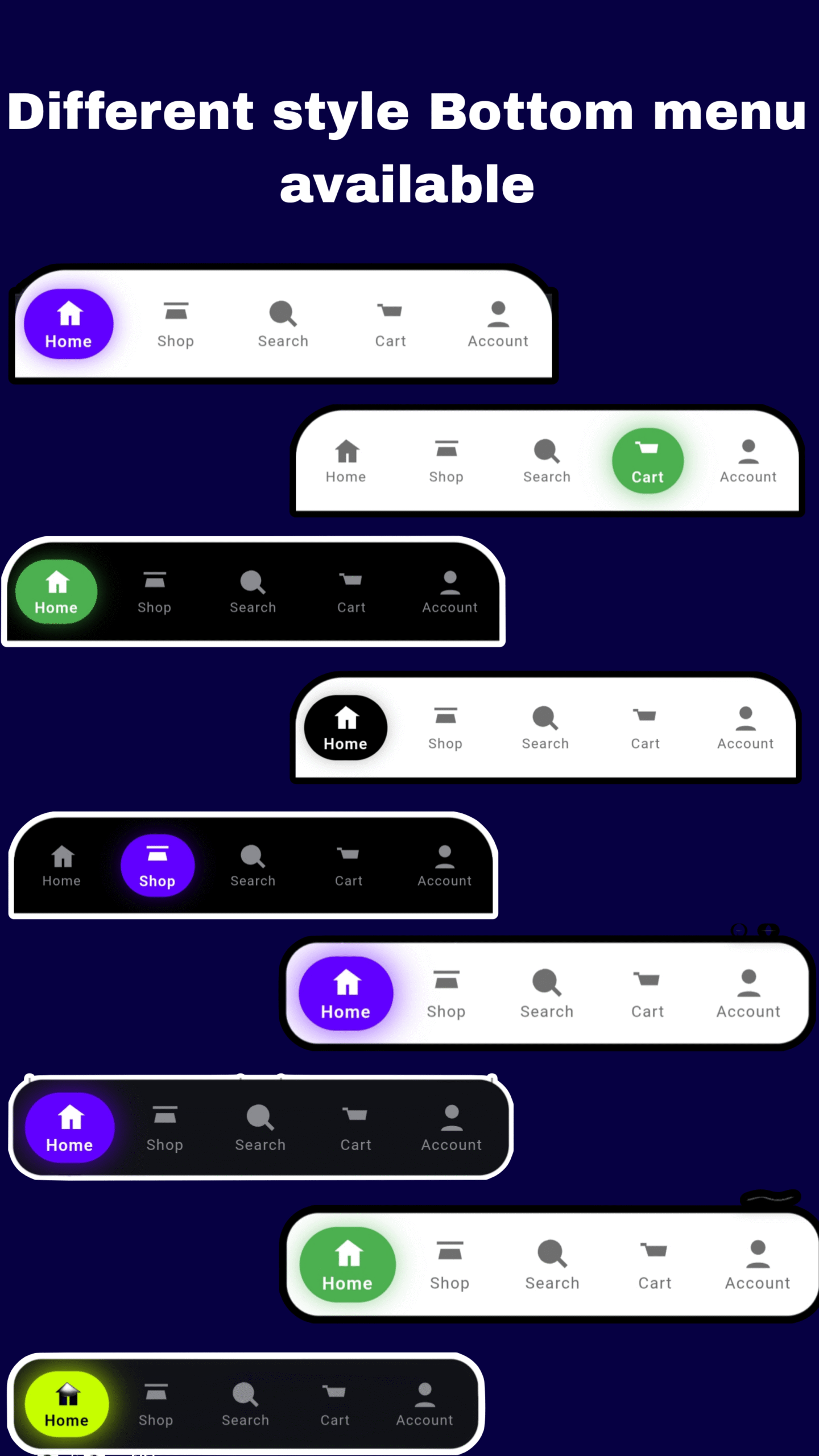 Sticky Bottom Menu Bar